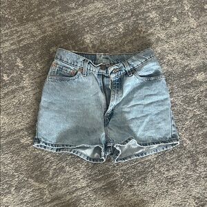 Levi's Light Blue Jean Shorts